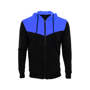 Sudadera con capucha de lana de algodón para hombre, Sudadera con capucha y cremallera de proveedor paquistaní de gran tamaño con hombros caídos - Product Image 3