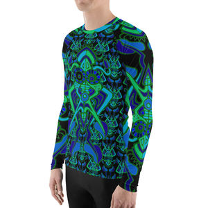 Customize Your Own Logo Full Sleeve Rash Guard Compression Shirt MMA <b>Rashguard</b> for Men - Product Image 4