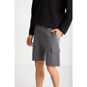 GRIMELANGE LIONEL Men's <b>Cargo</b> Pocket Elasticated Waist Comfort Fit Shorts - Product Image 5
