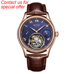 Montre mécanique tourbillon 7020 au design classique, montre de luxe pour homme, fabricant certifié - Product Image 2