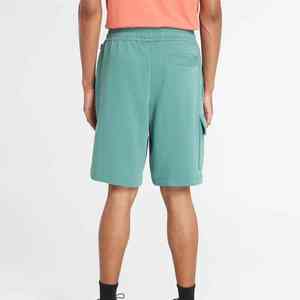 2025 vente en gros de shorts de gymnastique pour hommes de haute qualité conception de Logo personnalisé 100% coton noir décontracté uni solide motif Shorts chauds en vrac - Product Image 4