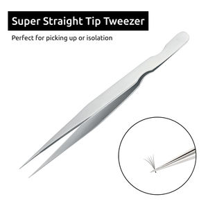 Extensions de cils incurvés à volume personnalisé Pince à épiler Marque privée Fournitures d'extension de cils à 45 degrés Ensemble de pinces à épiler - Product Image 2