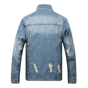 Veste en jean pour homme, nouvelle conception, poids lourd, séchage rapide, tissu confortable, bonne qualité, prix bas, veste en jean pour homme - Product Image 3