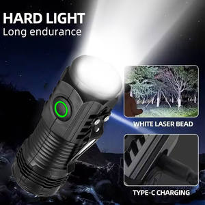 ไฟฉาย LED ยุทธวิธีขนาดเล็กใหม่ทรงพลังพิเศษ 3 คอร์แบบชาร์จได้ H - Product Image 2