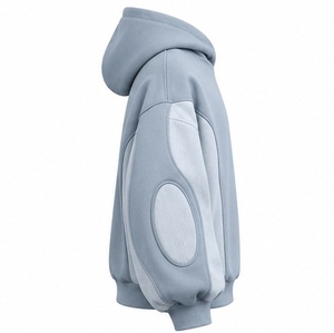 Sudadera con Capucha Extra Grande Ecológica para Hombre, Bordada, de Poliéster/Algodón, Transpirable, de Secado Rápido, para Invierno - Product Image 3