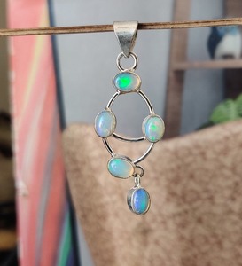 Handmade Classical <b>Pendant</b> 925 Solid Silver Jewelry For Women 925 Sterling Silver <b>Opal</b> Gemstone Boho Style <b>Pendant</b> Gift For - Product Image 4