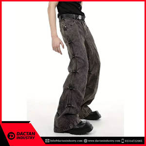 Meilleure vente Pantalon de sport évasé décontracté à séchage rapide pour hommes Logo personnalisé imprimé taille haute coupe normale en coton polaire - Product Image 6