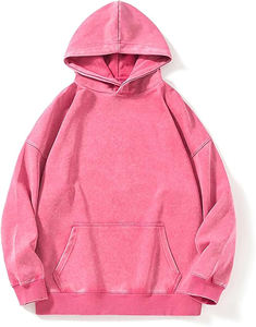 เสื้อฮู้ดแบบสวมหัวของผู้ชายเสื้อฮู้ดดี้แบบปักลายโลโก้โก้โอเวอร์ไซส์แบบกำหนดเอง - Product Image 2