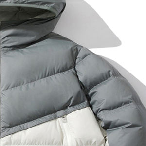 เสื้อโค้ทแบบพองสำหรับผู้ชายเสื้อโค้ทแบบมีซิปขนาดใหญ่พิเศษเสื้อแจ็คเก็ตทรงพองแวววาวสำหรับเล่นกีฬาฤดูหนาวโลโก้ตามสั่ง - Product Image 3