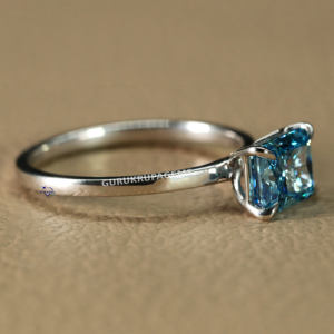 Luxury 14kt White Gold Radiant Cut Lab Grown Diamond Ring Hot Selling Wedding Engagement Jewelry VVS Clarity Wholesale Setting - Product Image 2