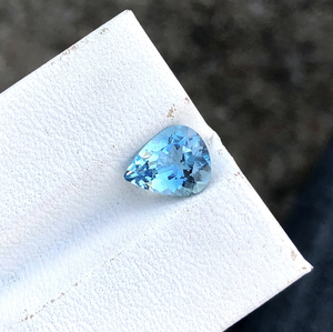 Aigue-marine en forme de poire Nano Santa Maria Blue Cut pierres précieuses en vrac directement du fabricant prix de gros 2x4mm à 20x30mm poires - Product Image 4