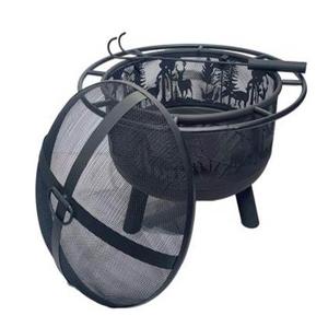 กองไฟโลหะทนทานและความร้อนกลางแจ้งแบบพกพาเหมาะสำหรับงานสังสรรค์ในสวนและกลางแจ้ง - Product Image 5