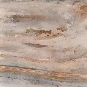 Azulejos de cerámica pulida Thassos White Marble Leaf Design 16x16 400x400mm Azulejos de piso mate - Product Image 4