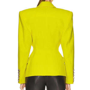 Blazer clásico para mujer, abrigo Formal ajustado a la moda, chaqueta de negocios moderna, prendas de vestir exteriores informales versátiles para armario de mujer - Product Image 2