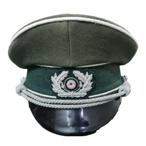 Chapeaux Napoléon ajustables en laine 100 % coton, style vintage, couleur et logo personnalisables, unisexe, pour événements costumés - Product Image 1