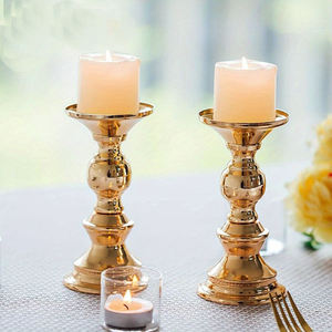 Supports de bougies de qualité supérieure pour les éclairages de fête de table de mariage élégants et la décoration intérieure moderne Stands haute vente - Product Image 2