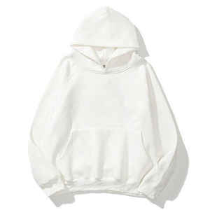 Sudadera con Capucha Unisex de Corte Holgado Personalizada, 100% Algodón Felpa, Transpirable, con Diseño Liso Bordado, Estilo Urbano - Product Image 5