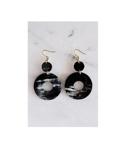 Water Buffalo Horn <b>Earring</b> with Brass Design Jewelry/ Bulk Horn Fashion <b>Earring</b> for Customized Size <b>Cheap</b> Price - Product Image 6