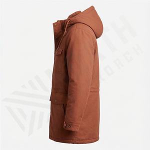 Nouvelle veste parka classique à capuche pour homme confortable 2025, parka personnalisable de qualité supérieure - Product Image 3