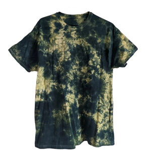 Top Trending Camiseta de lavado ácido para hombre Cuello redondo Longitud regular Teñido liso en oferta - Product Image 3