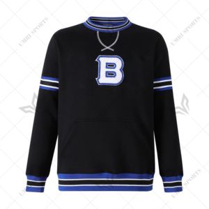 Customized Phi Beta Sigma <b>Black</b> Chenille Crewneck <b>sweatshirt</b> <b>Black</b> pocket crewneck Sororotity and Frantarnity Greek <b>Sweatshirt</b> - Product Image 3