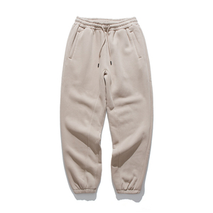 2025 Cotton Men's Embroidered Mid Waist Sweatpants Lightweight Streetwear Print Fleece Jogger Custom Logo Casual Style Wholesale - Product Image 6