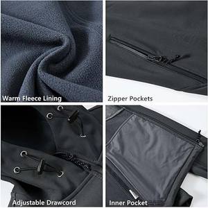 <b>Men's</b> Winter Coat Fleece Solid Color Pockets Fleece Zip up <b>Jacket</b> Factory Customized <b>Sherpa</b> Fleece <b>Jackets</b> for <b>Man</b> Winter <b>Jacket</b> - Product Image 5