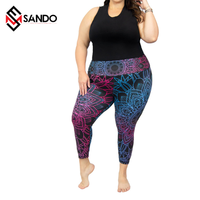 Leggings Deportivos Personalizados al por Mayor de Alta Calidad para Mujer, Talla Grande, Ropa de Yoga de Secado Rápido y Transpirable, Talla Extra Grande, Los Mejores Leggings