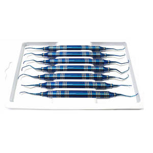 2025 gran oferta 7 piezas conjunto de curetas Gracey periodontales manuales instrumentos quirúrgicos dentales médicos - Product Image 1