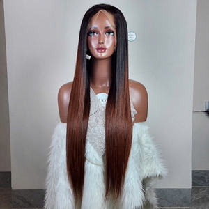 วิกผมแท้สีน้ำตาล100% สำหรับผู้หญิงผิวดำ - Product Image 1