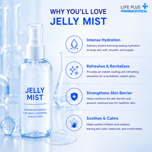 Spray Facial Hidratante Jelly Mist, Bruma Refrescante para la Piel, Spray Humectante Facial y Corporal para Uso Diario - Product Image 3