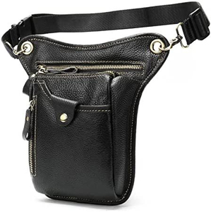 Bolsa de Cintura de Cuero Genuino para Hombre, Riñonera, Bolsa Cruzada, Bolsa de Motocicleta 2026 Pakistán en Venta - Product Image 5