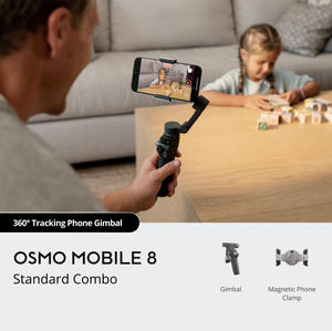 Gimbal para Smartphone Original OS MO Mobile8 Standard Combo con Abrazadera Magnética, Rosca de 1/4'', Carga USB-C, DS308 - Product Image 6