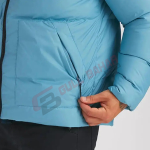 Chaqueta de Invierno Acolchada para Hombre, de Alta Calidad, Manga Larga, con Capucha y Cuello Alto, Logotipo Personalizado, Impermeable, Servicio OEM, Talla XL, Venta al Por Mayor - Product Image 4