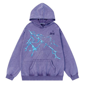 Vente directe d'usine de sweats à capuche pour hommes à faible quantité minimale de commande en coton mélangé sweats à capuche légers de qualité supérieure - Product Image 1