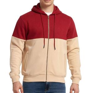 Sudadera con Capucha para Hombre con Detalle de Cordón y Cremallera, 100% Algodón, Invierno, 2 Piezas, Talla Grande, Ecológica, Nuevo Diseño, Directo de Fábrica - Product Image 1