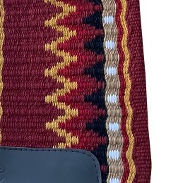 Tapis de selle western multicolore à motif Navajo, tissé à la main en laine, contourné, confortable et durable, pour cheval - Product Image 3