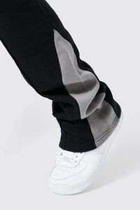 Men Flare Jogger Pants Casual Multi-Pocket Anti-Wrinkle Fitness Sports <b>Elastic</b> Waist Anti-Pilling Canvas Eco-Friendly Breathable - Product Image 2