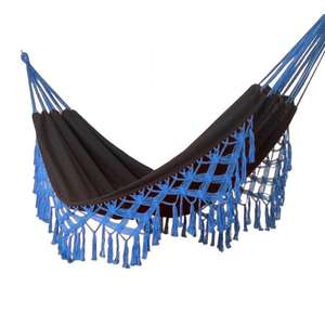 Hamaca Doble Antideslizante para Acampar al Aire Libre con Borlas, Gran Venta - Product Image 4