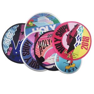 Factory Price Custom Design Embroidery Patches <b>Iron</b> <b>on</b> Embroidered Badges Patch for Hat and Clothing - Product Image 2