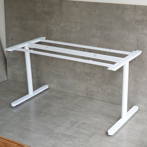 Pieds de table minimalistes en aluminium pour table à manger de 140x70cm, système TIO, revêtement poudré HCTO004 - Product Image 2