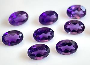 Amatista Natural Oval 5x7mm Corte Facetado-Amatista Púrpura Suelta Calidad Superior - Product Image 3