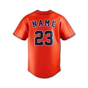 La última llegada del mejor proveedor Jersey de béisbol 100% poliéster transpirable pantalones cortos de alta calidad estilo frontal liso teñido a granel - Product Image 3