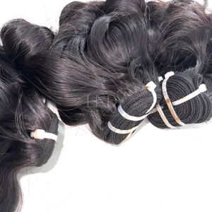 Haute qualité Super Double dessiné couleur noire rebondissante à partir de 100% cheveux humains vietnamiens avec prix de gros 2025 - Product Image 5