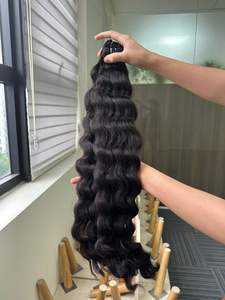 Cuticle Aligned Vietnamese Human Hair 100% Remy Weft Hair Extension Double Drawn high quality - Product Image 5