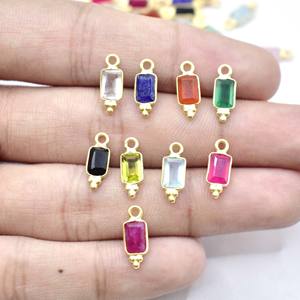 จี้ทับทิมขนาดเล็กสีแดง-6x4mmFaceted รูปทรงราคาประหยัดจี้ทำด้วยมือชุดเครื่องประดับแบบทำมือ - Product Image 4