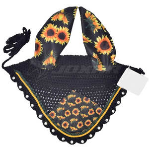 Bonnet d'oreille d'équitation en matériau souple avec conception de contrôle du bruit Bonnet d'oreille d'équitation avec logo personnalisé - Product Image 1