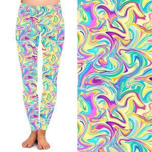 2025 femmes taille haute maigre Yoga Leggings Anti-boulochage printemps lettre motif Spandex/coton décontracté - Product Image 6