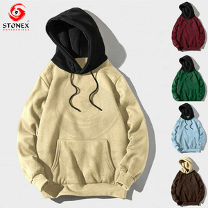 Venta al por mayor sudadera Unisex Pullover heavyweight 100% algodón sudaderas con capucha unisex de alta calidad anti encogimiento - Product Image 5