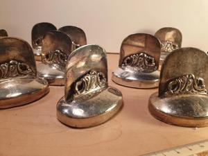 ที่ใส่ผ้าเช็ดปากสีเงินสไตล์โบราณอุปกรณ์ตกแต่งโต๊ะสำหรับรับประทานอาหารอย่างเป็นทางการที่บ้านหรือร้านอาหารขายส่งจากอินเดีย - Product Image 3